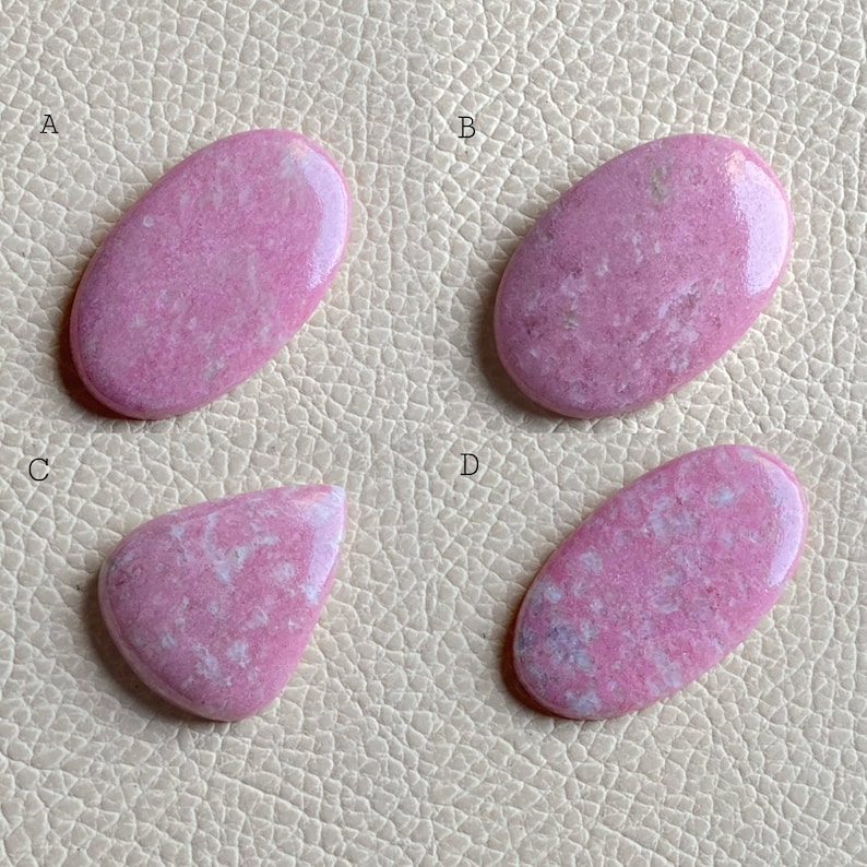 Rare Natural Norwegian Thulite Gemstone,Grade A Thulite Cab,Natural Thulite Loose Gemstone,Excellent Quality Pink Thulite Gemstone Necklace