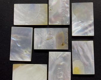 16 x 25 mm Rechteck Wohnung-Großhandelspreis Perlmutt Wohnung-Einzigartige Perlmutt Wohnung-Natural Look Perlmutt Wohnung-Mutter der Perle