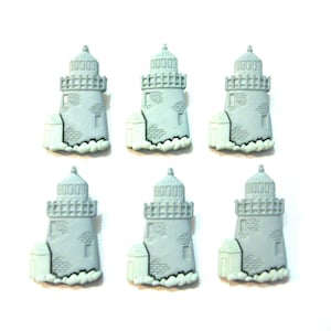 High Quality Lighthouse Novelty buttons, Great for Sewing, Scrapbooking, Crafts, Art Projects and More!