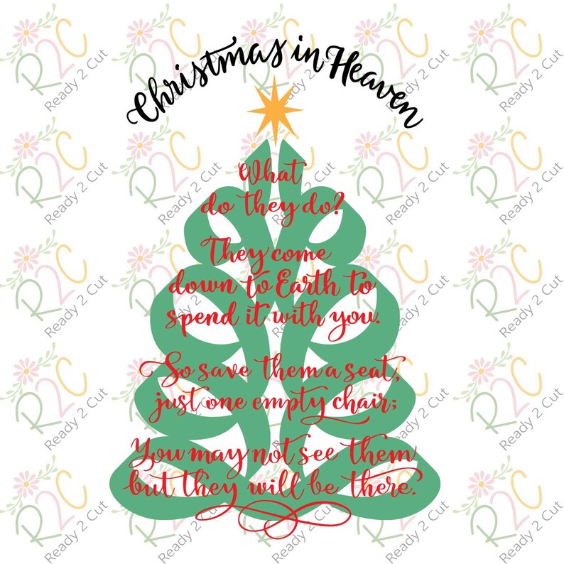 Download Christmas in Heaven Tree 3 Design Set Memory Decoration ...