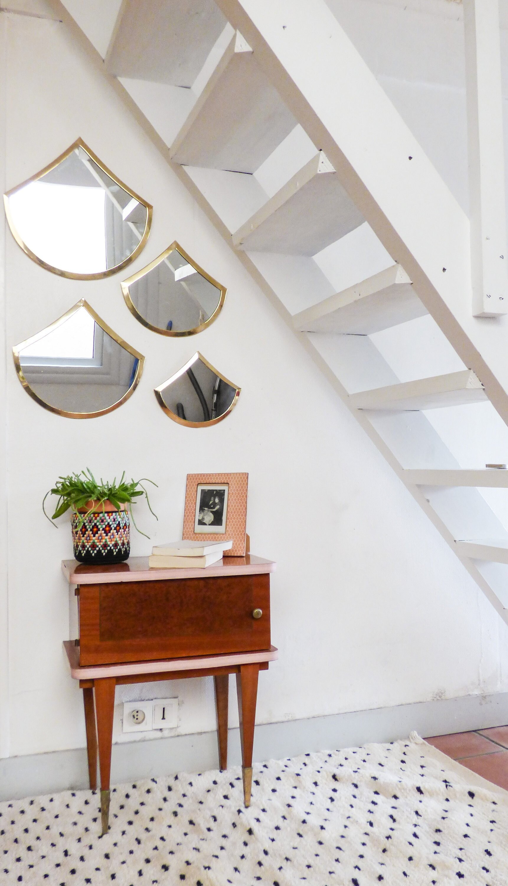 Miroirs Écailles en Laiton Doré ou Maillechort Argenté - Fabrication Artisanale