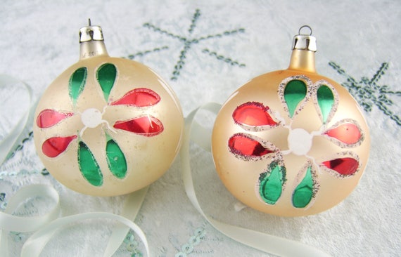 Pale Gold Polish Ornaments Made In Poland Christmas Balls Etsy