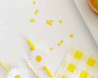 Sunshine Table Confetti | Sun Table Scatter | Sun 1st Birthday Props | Sun Baby Shower | Confetti For Birthday | Sun Cutouts For Table