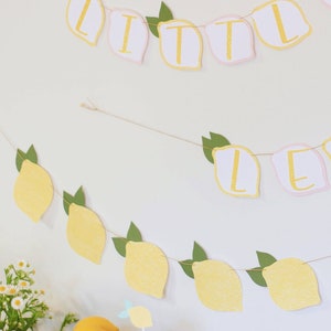Lemon Baby Shower Decorations Banner | Lemon Baby Shower Decor | Baby Shower Banner | Baby Shower Decorations | Lemon Shower | Citrus Shower