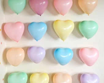 Valentine's Day Balloon Backdrop | DIY Balloon Kit | Valentines Day Decor | Valentines Day Surprise Gift | Heart Balloon | Pastel Heart