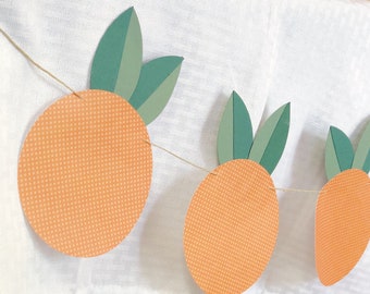 Little Cutie Baby Shower Decorations Banner | Gender Neutral Baby Shower Banner | Baby Shower Decorations | Oranges Banner