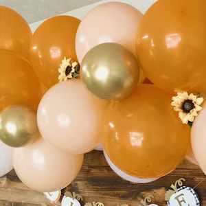 Little Pumpkin Balloon Garland Kit | Little Pumpkin | Baby Shower Decorations | Fall Baby Shower Decor | Fall Themed Baby Shower | Fall Baby