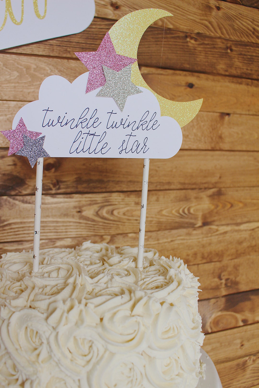 Twinkle Twinkle Little Star Baby Shower Gender Reveal First Birthday ...
