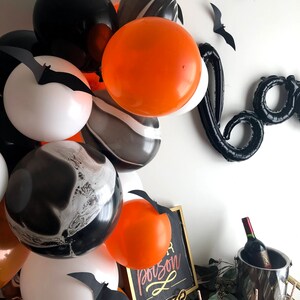 Halloween Balloon Garland Kit Halloween Party Decor Halloween Balloons DIY Balloon Garland 6ft Balloon Garland Arch Kit image 5