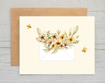 Card for Beekeepers | Bee Card | Birthday Card for Bee Lovers | Bee Greeting Card | You're One in a Buzzillion | Honey Bee | Bumble Bee