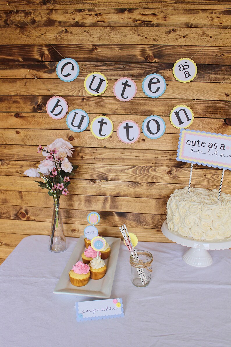Cute As A Button Banner Button Baby Shower Gender Neutral Baby Shower Decorations Button Decor Baby Shower Banner Cute As A Button Banners Signs Party Dcor Cute As A Button Banner Button Baby Shower Gender Neutral Baby Shower Decorations Button Decor Baby Shower Banner Cute As A Button Banners Signs Party Dcor
