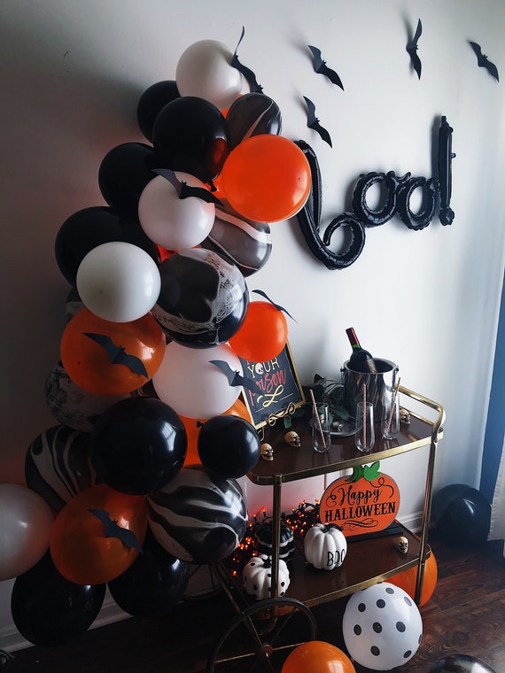 Catelves Riesen Halloween Folienballon – 132x90x46 Cm, Wiederverwendbar, Mit Standfuß Für Party-Deko