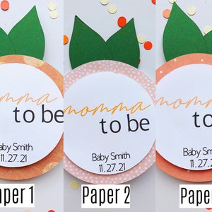 Little Cutie Baby Shower Buttons Momma to Be Corsage Little Cutie Shower Decorations Gender Neutral Baby Shower Decor Cutie Baby image 8