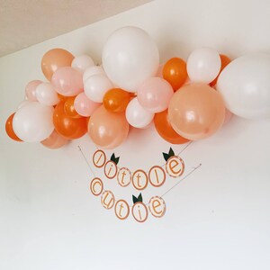 Little Cutie Balloon Garland A Little Cutie Is On The Way Baby Shower Decor Love is Sweet Bridal Shower It's Sweet To Be One First image 4