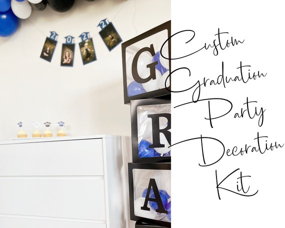 Custom Graduation Party Decorations You Choose Colors - Etsy