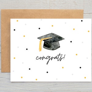 Carte de graduation imprimable | Carte pour modèle de diplômé | Félicitations diplômé | Classe de 2021 | Diplôme | Carte Sénior | Téléchargement instantané PDF
