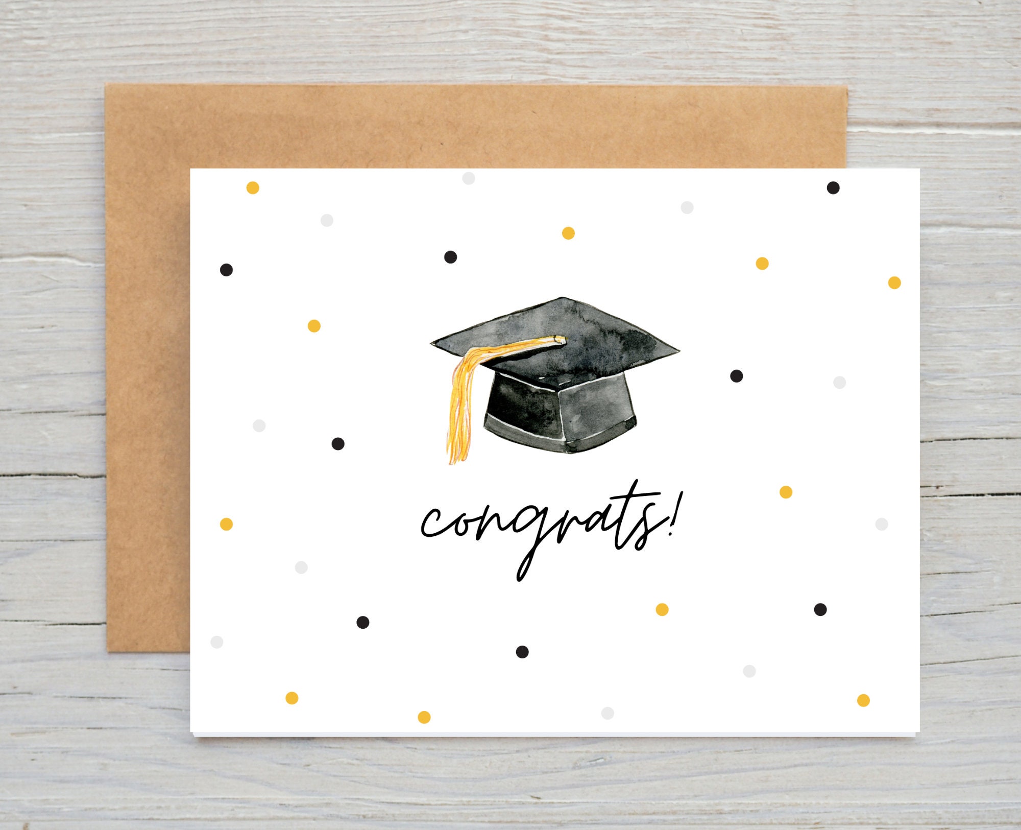 Printable Graduation Card Card for Grad Template Congrats Etsy