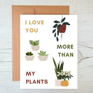 Senhora da planta cartão comemorativo | Mãe planta | Amante de plantas | Verde | Cartão de aniversário | Feliz Aniversário | Diversão | Para ela | Feliz | Planta | Rosa | Louco