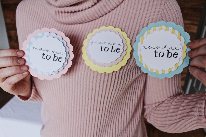 Cute as a button baby shower corsage Baby Shower Cute as a Button Baby Shower Pin Mommy to be pin mom to be mama to be image 5