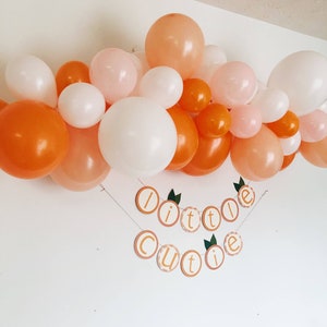 Little Cutie Balloon Garland A Little Cutie Is On The Way Baby Shower Decor Love is Sweet Bridal Shower It's Sweet To Be One First image 3