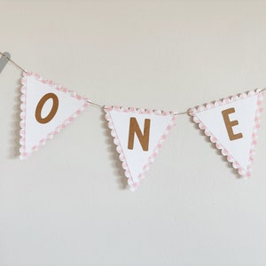 Pink Cutie Pie Highchair Banner | Baking Birthday | Little Cutie Pie ONE Banner | First Bday Decorations | Girl Birthday | Sweet as Pie