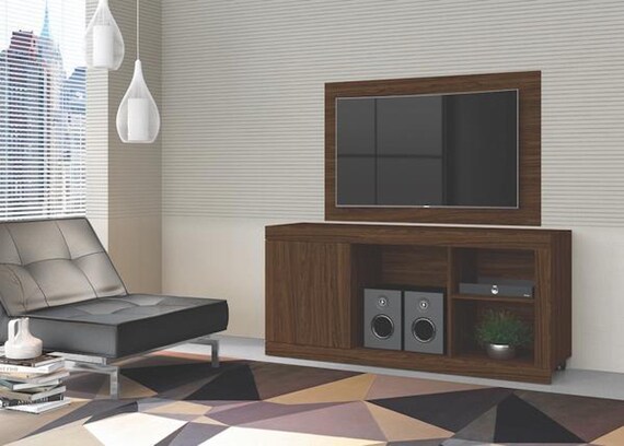 Malaga Tv Stand And Panel Modern Wall Mount Home Entertainment Center Combo