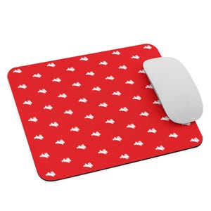 running bunny - rhubarb - mouse pad
