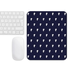 midnight - running bunny - mouse pad