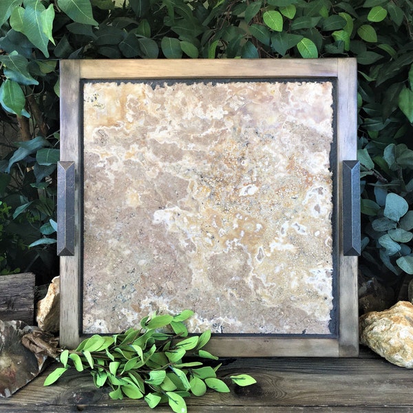 Large Square Serving Tray Etsy
