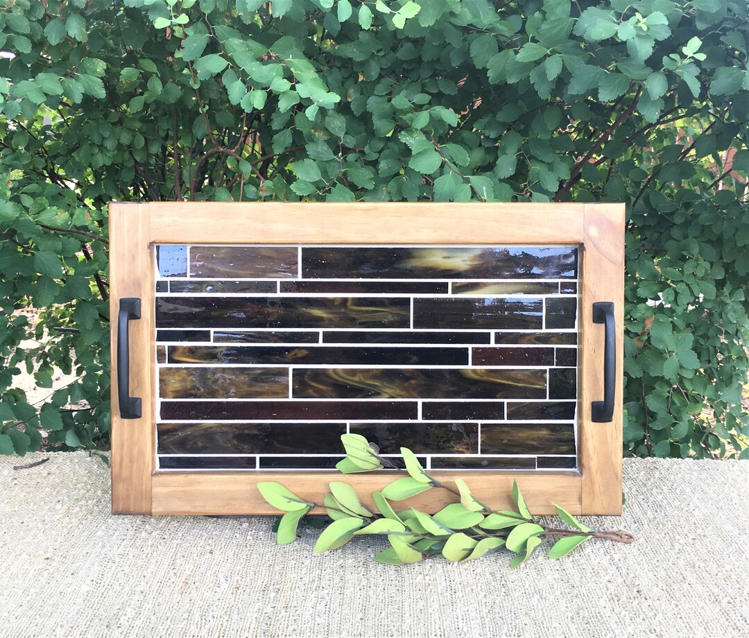 Decorative Wooden Vanity Tray Wood Valet Tray Makeup Vanity Tray