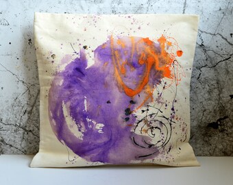 Handpainted pillowcase / UNIQUE / Art