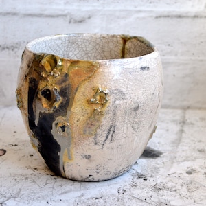 Raku Keramik / Unikat / Japanische Keramik / Kunst / Handgemacht