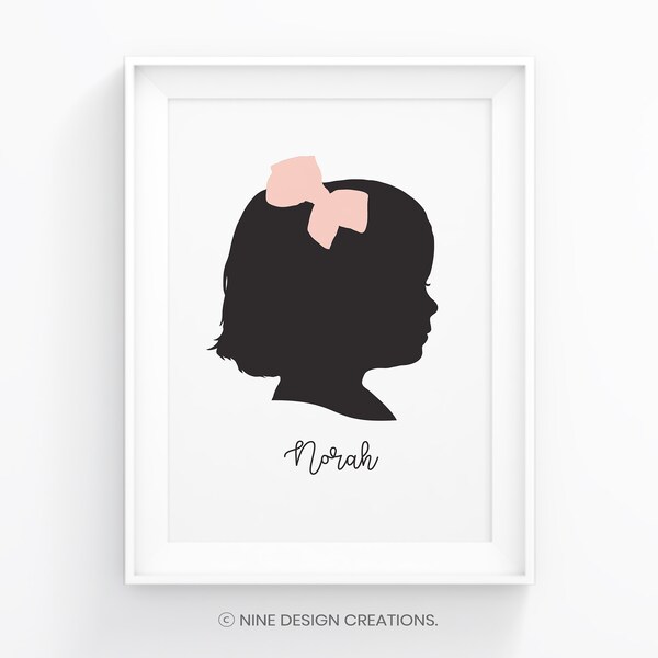 Nursery Silhouette - Etsy