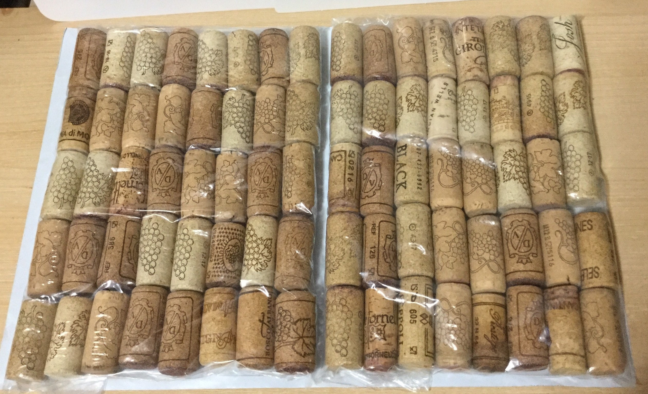 Wine Corks 80 Used, Natural Destash Sale Etsy