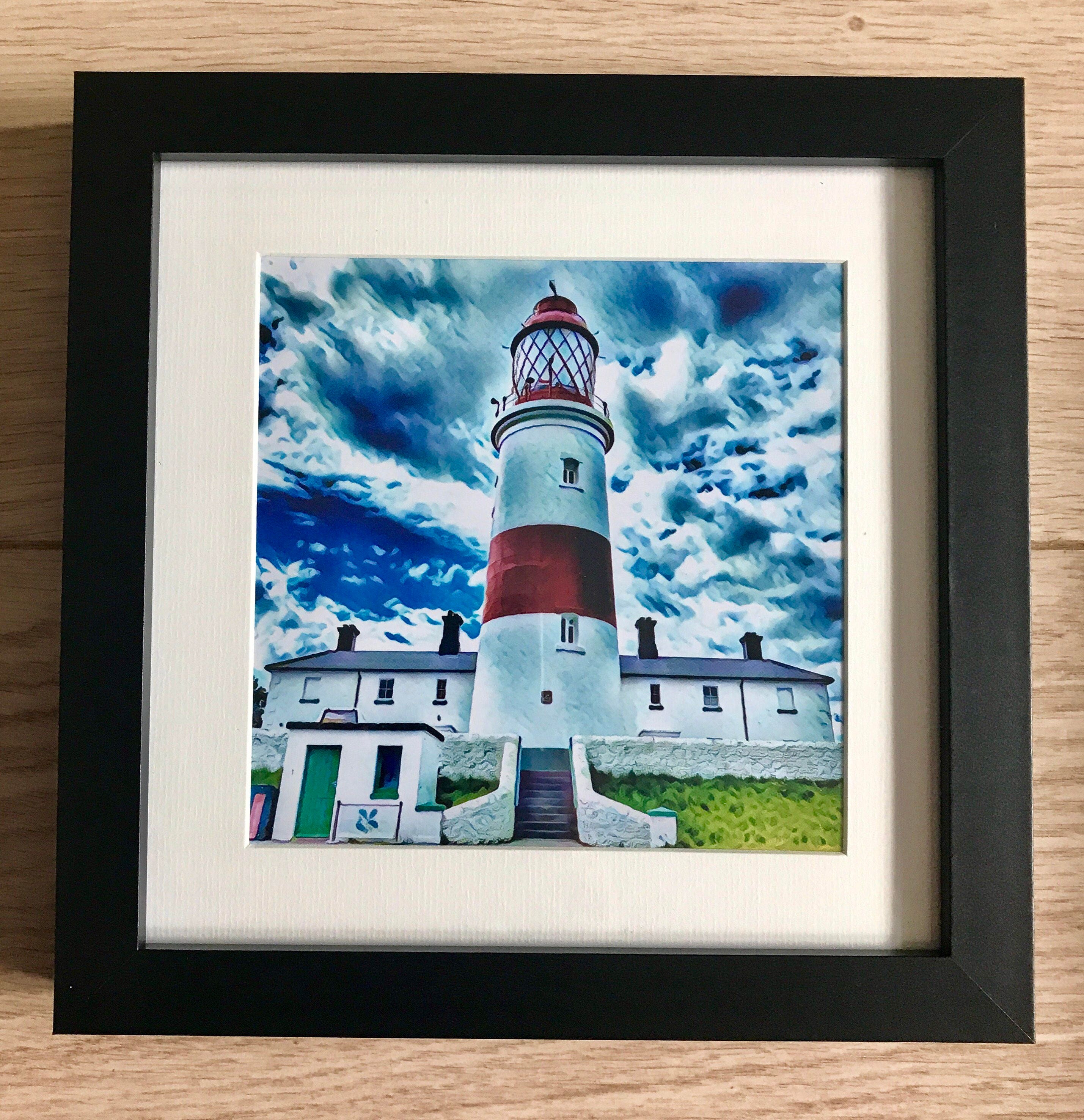 Souter Lighthouse Framed Art Print Etsy