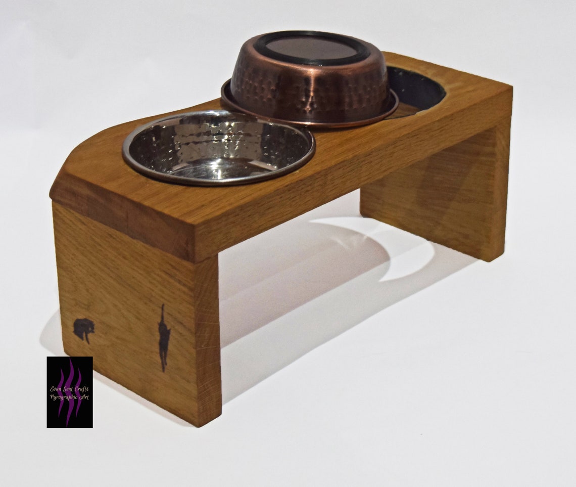 Raised Cat Feeding Station Etsy UK