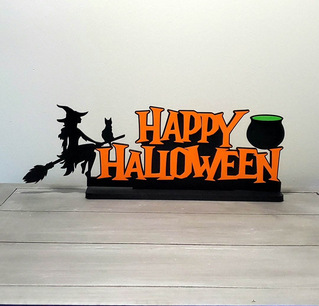 Halloween Decor, Witch Table Decor, Haunted House Decor, Spooky Table ...