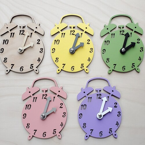 Wooden Clock Busy Board Parts DIY Busy Board Busy Board Etsy