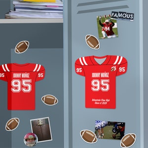 Locker Editable Football Decor, Personalized Printable, Jersey Ball Printable, Team Banquet Party, Instant Download, DIY Design by e2Press