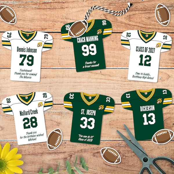 Nfl Jersey Nameplate Etsy