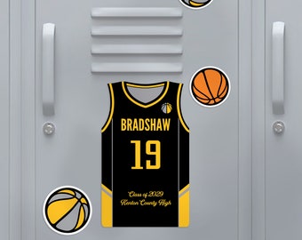 Basketball Locker Editable Decor, Personalized Printable, Place Card Templates, Team Banquet Party, Instant Download, DIY Design by e2Press