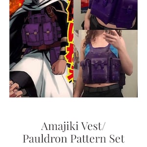 Amajiki Vest/Pauldron Pattern Set