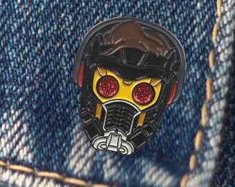 BUY 1, GET 1 Random Pin Free! Starlord Mask Enamel Pin Guardians of the Galaxy Lapel Pin Badge Avengers Pin Hat Pin Star Lord Pin Groot Pin