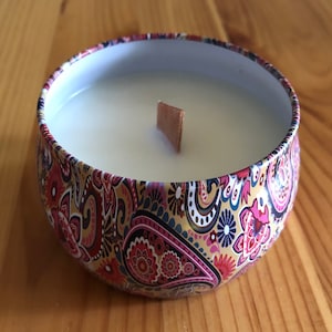 Soy Candle Wood Wick Honeysuckle