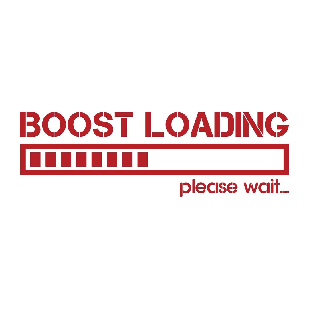 Boost Loading... Please Wait Decal, 8