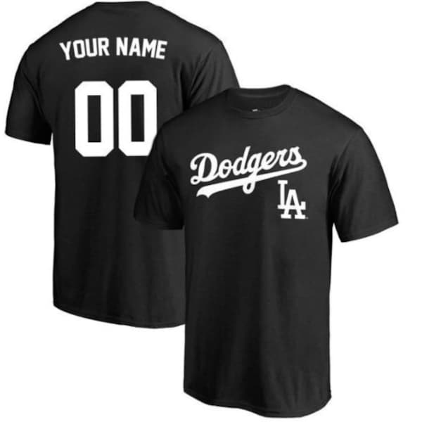 Custom Name Dodgers Shirt Multiple Sizes and Colors