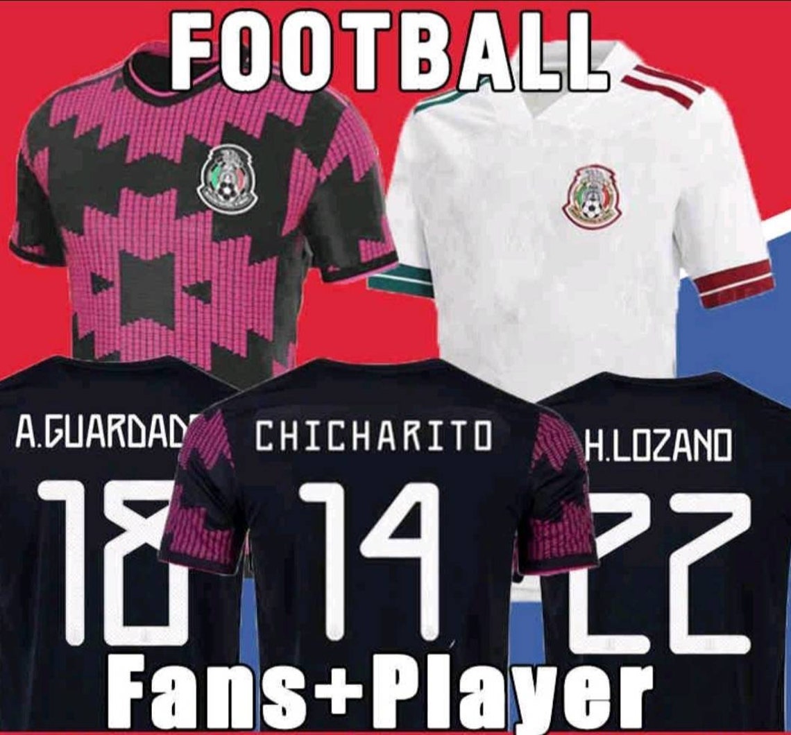 2021/22 Mexico Soccer/Football Jersey Custom name & Number Etsy