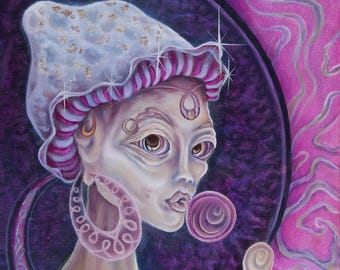 Giclee Canvas Print 12x24: Partyosopher