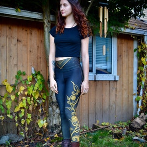 Gold Leaf Leggings image 3