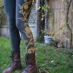 Gold Leaf Leggings image 2